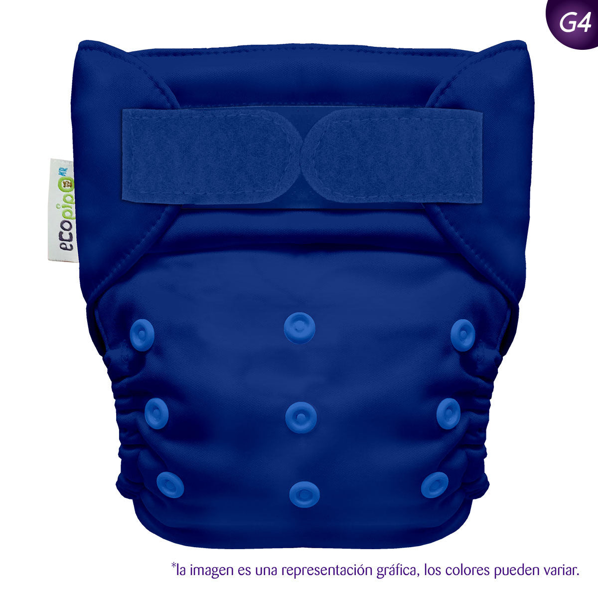 Pañal Unitalla G4 Azul Noche Velcro