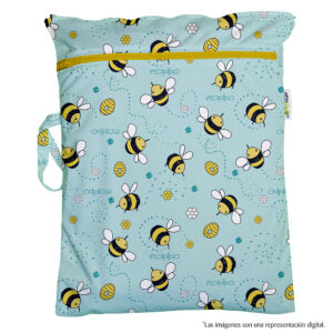 BOLSA IMPERMEABLE ESTAMPADA CHICA PARA PAÑALERA