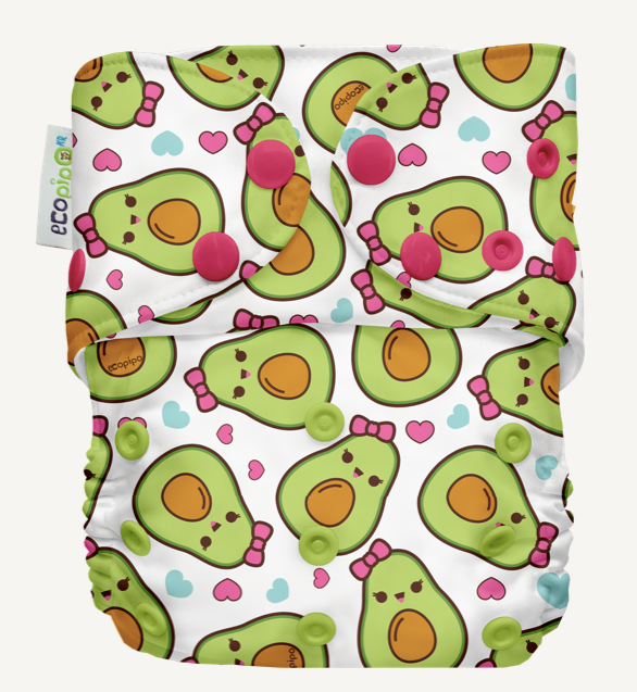 Pañal Unitalla 4G Broches Aguacates Niña