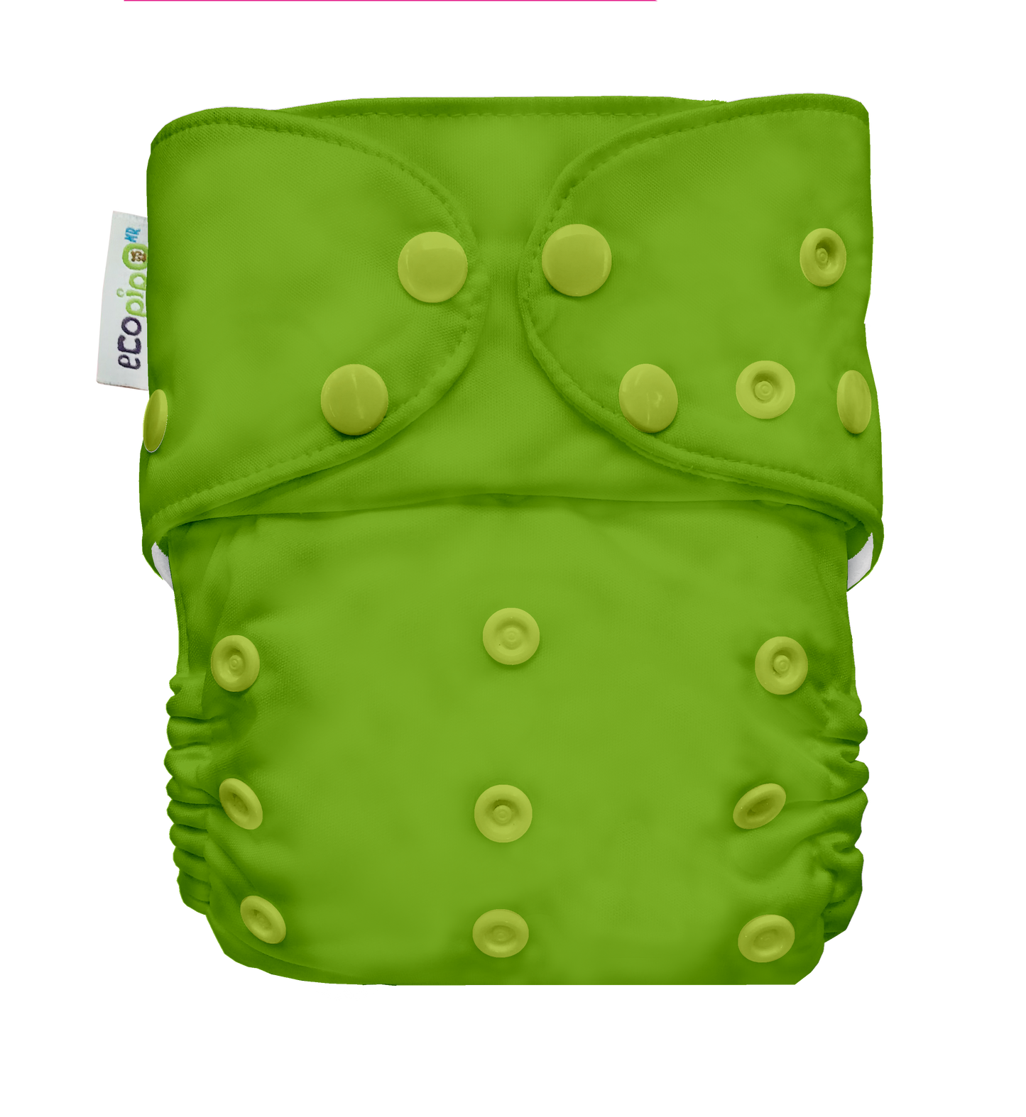 PAÑAL UNITALLA G4 BROCHES LISO VERDE PRIMAVERA
