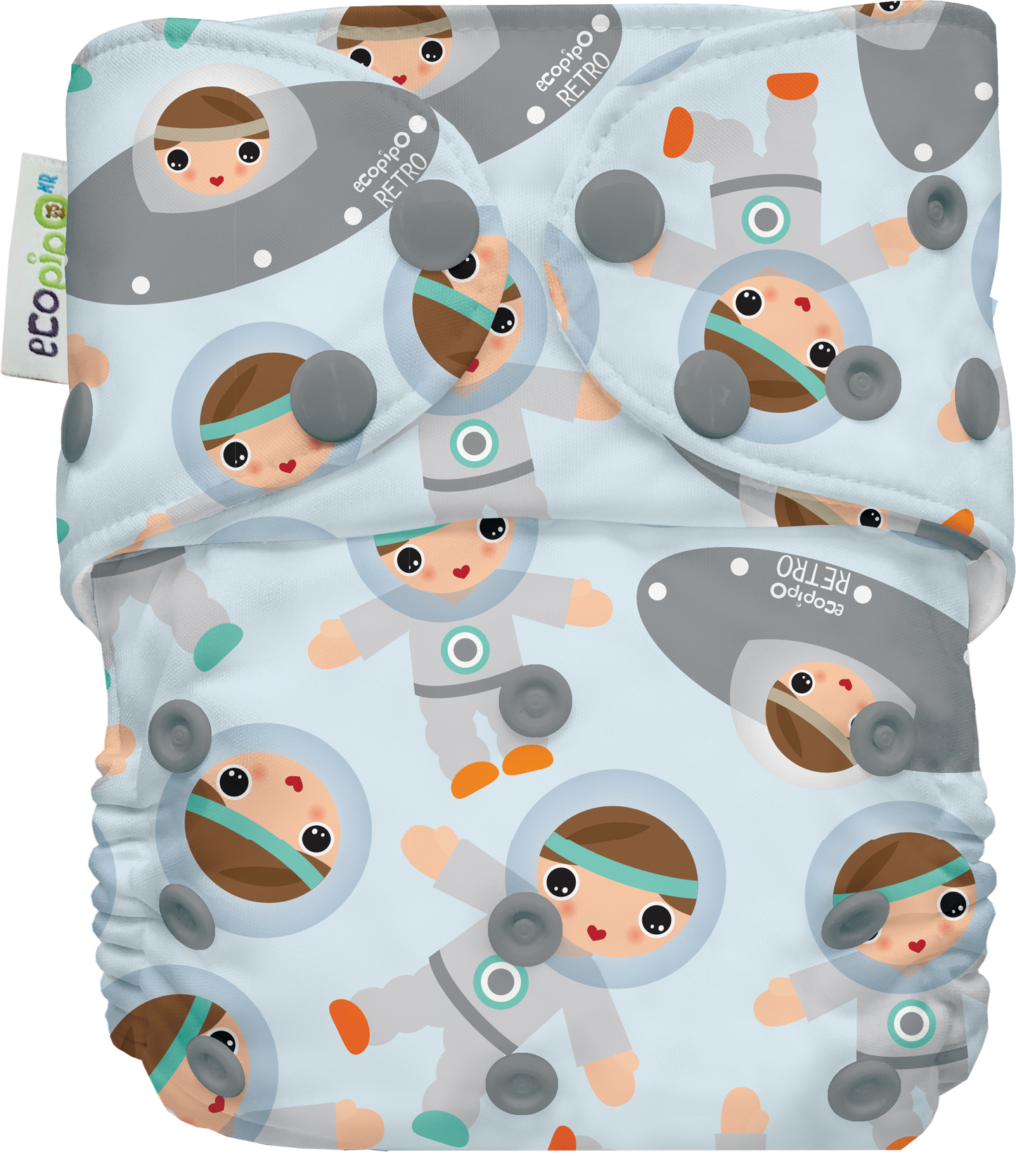 Pañal Unitalla 4G Broches ASTRONAUTA