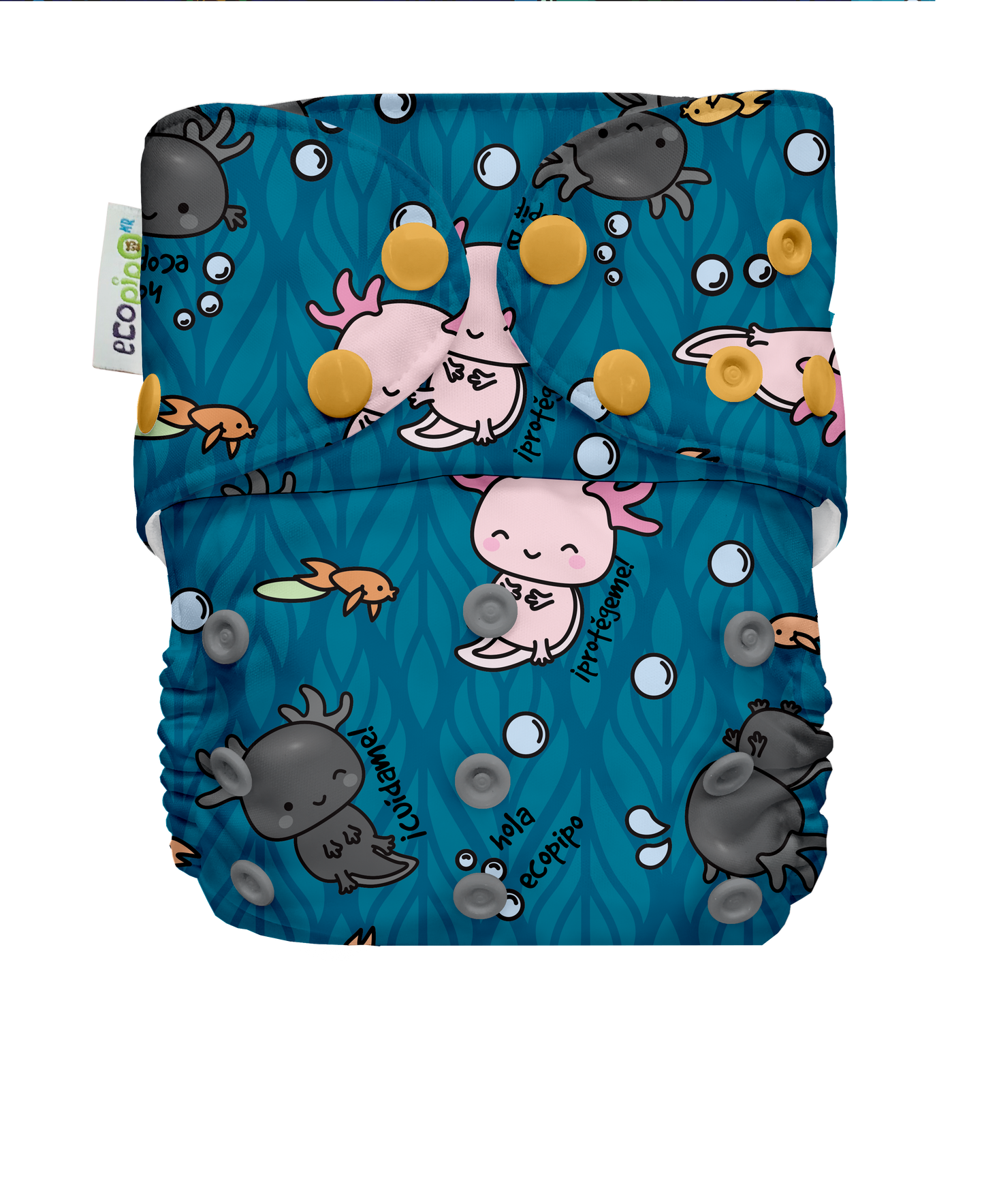 Pañal Unitalla G4 Broches AXOLOTE