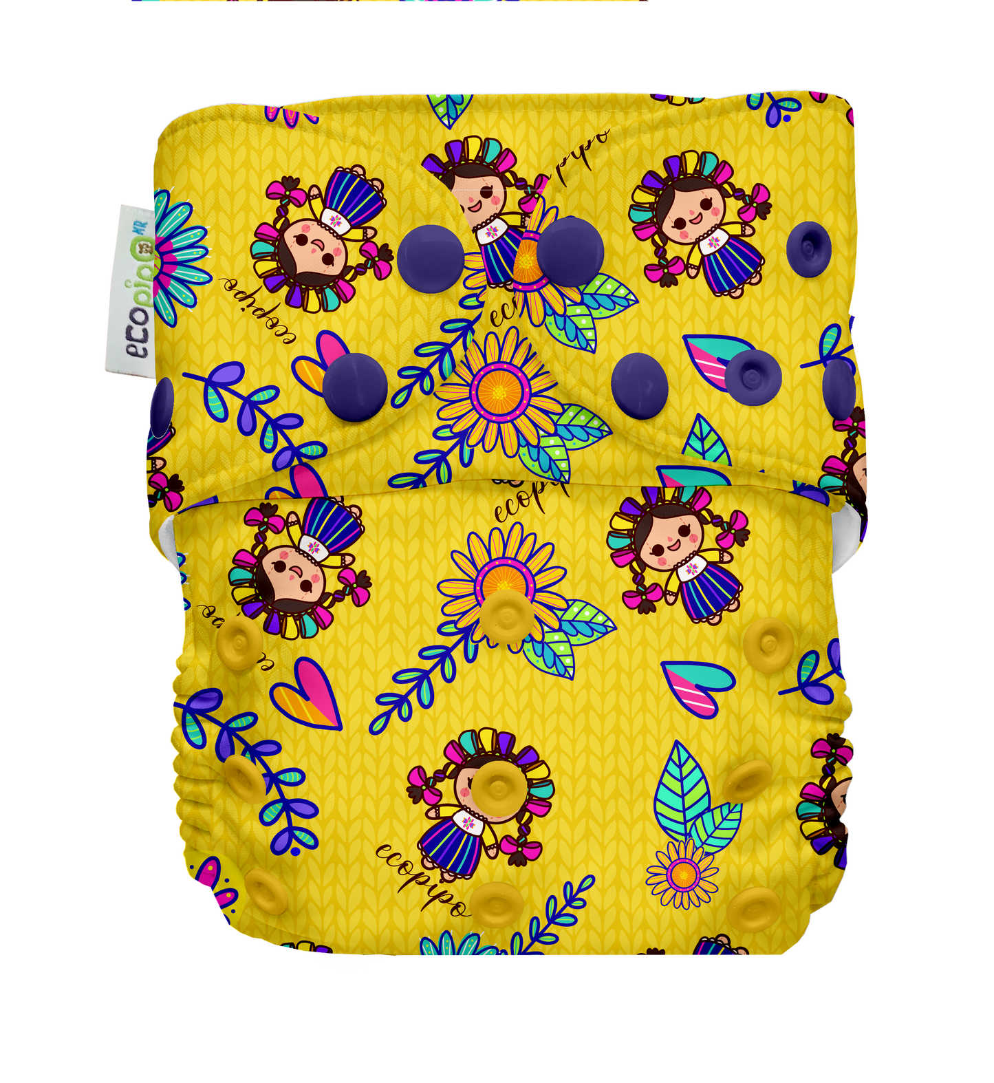 Pañal Unitalla Broche MUÑEQUITAS G4