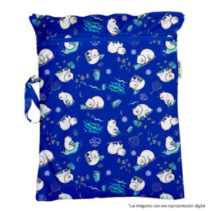 BOLSA IMPERMEABLE ESTAMPADA CHICA PARA PAÑALERA