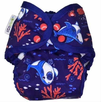 PAÑAL ACUATICO TIBURONES