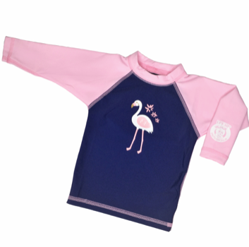 PLAYERA ACUATICA FLAMINGOS
