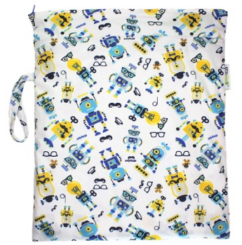 BOLSA IMPERMEABLE ESTAMPADA CHICA PARA PAÑALERA