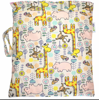 BOLSA IMPERMEABLE ESTAMPADA CHICA PARA PAÑALERA
