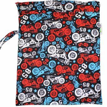 BOLSA IMPERMEABLE ESTAMPADA CHICA PARA PAÑALERA