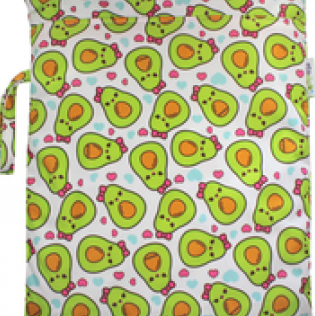 BOLSA IMPERMEABLE ESTAMPADA CHICA PARA PAÑALERA