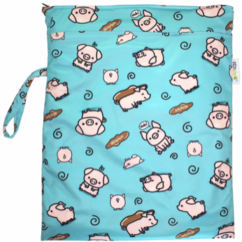 BOLSA IMPERMEABLE ESTAMPADA CHICA PARA PAÑALERA