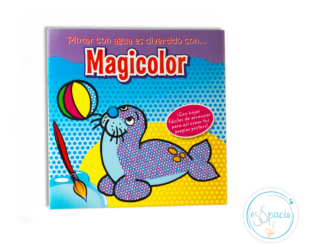 Libro Magicolor Con Agua Foca