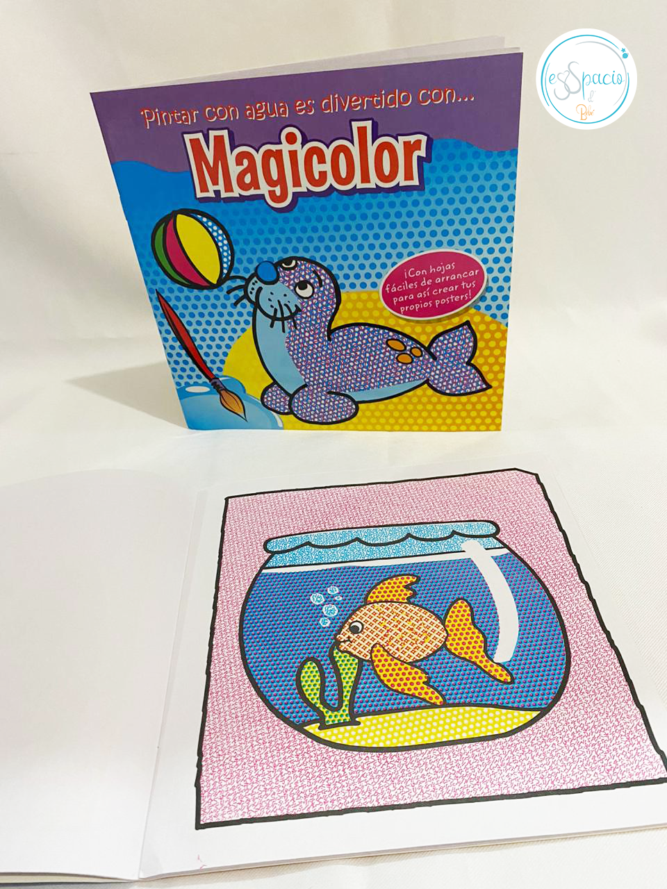 Libro Magicolor Con Agua Foca