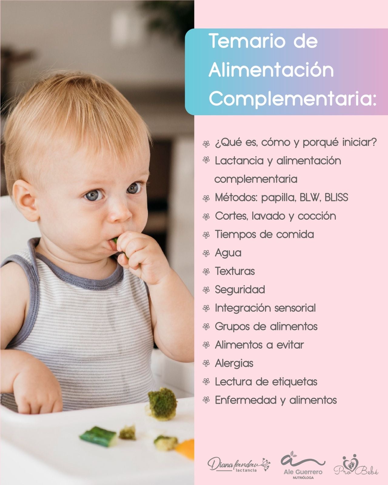 Alimentación Complementaria y Primeros Auxilios en la Alimentación