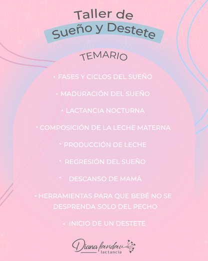 Taller Tu bebé y el sueño